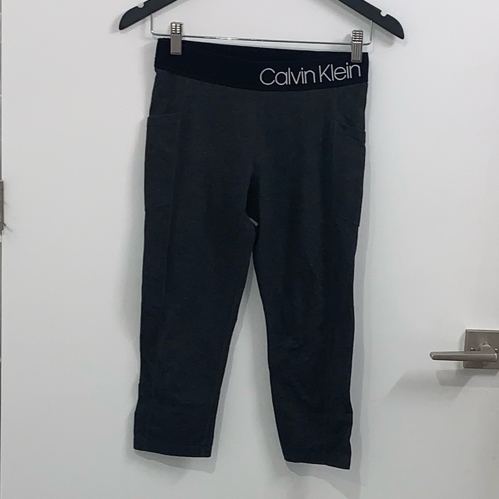 2/$50 Grey Calvin Klein Capri Performance Leggings